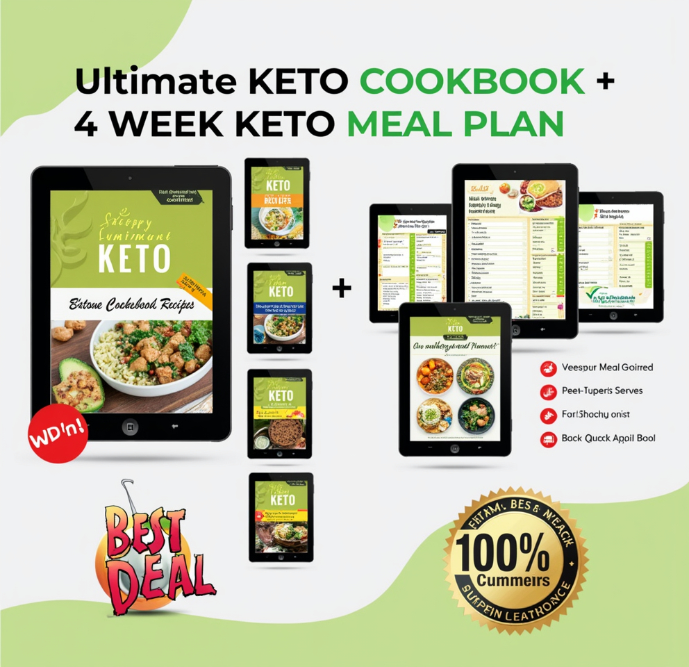The Ultimate Keto E-Cookbook with meal plan